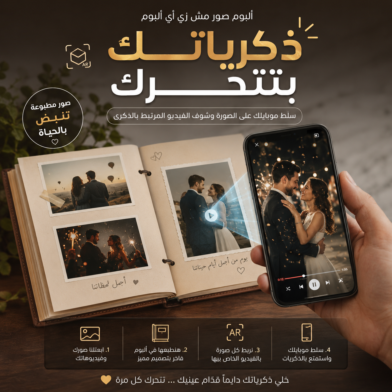 ذكرياتك بتتحرك - ألبوم صور مش زي أي ألبوم